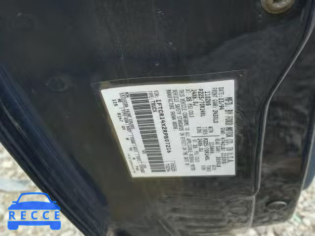 1994 FORD RANGER SUP 1FTCR14X2RPB07216 image 9