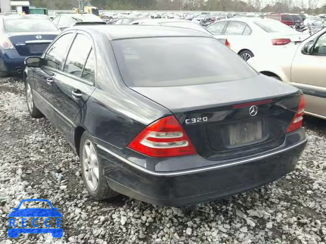 2004 MERCEDES-BENZ C 320 WDBRF64J24F522500 image 2