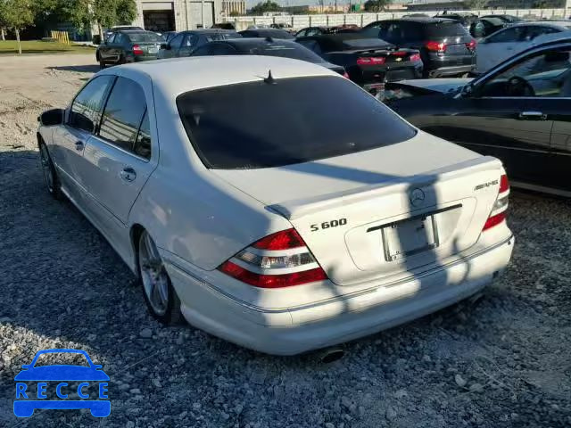 2003 MERCEDES-BENZ S 600 WDBNG76J23A369983 image 2