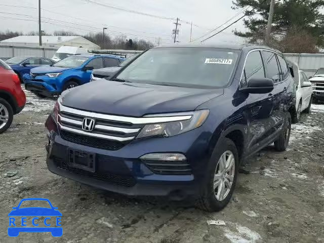 2016 HONDA PILOT LX 5FNYF6H1XGB112589 image 1