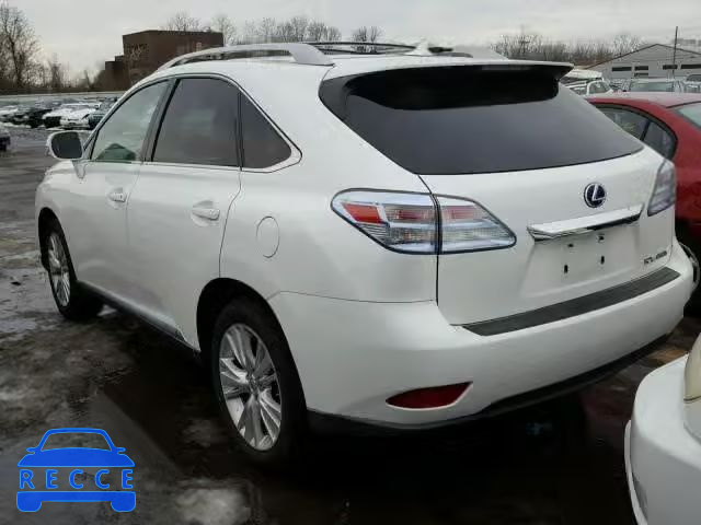 2011 LEXUS RX 450 JTJBC1BA6B2034735 image 2
