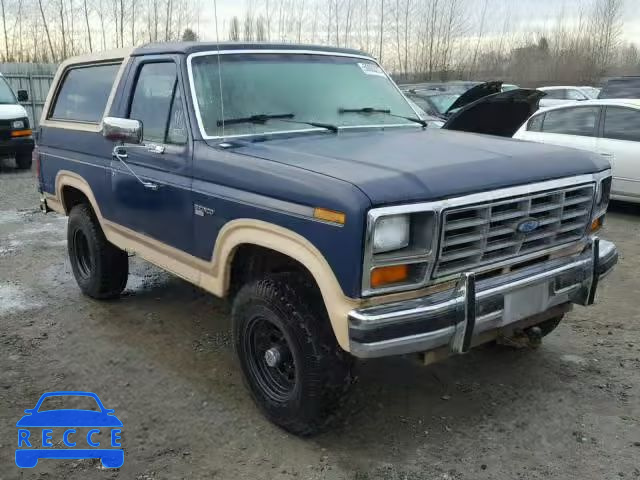 1986 FORD BRONCO U10 1FMEU15H3GLA47168 image 0