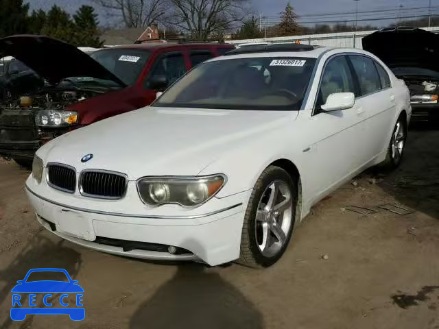 2003 BMW 745 LI WBAGN63433DS43362 зображення 1