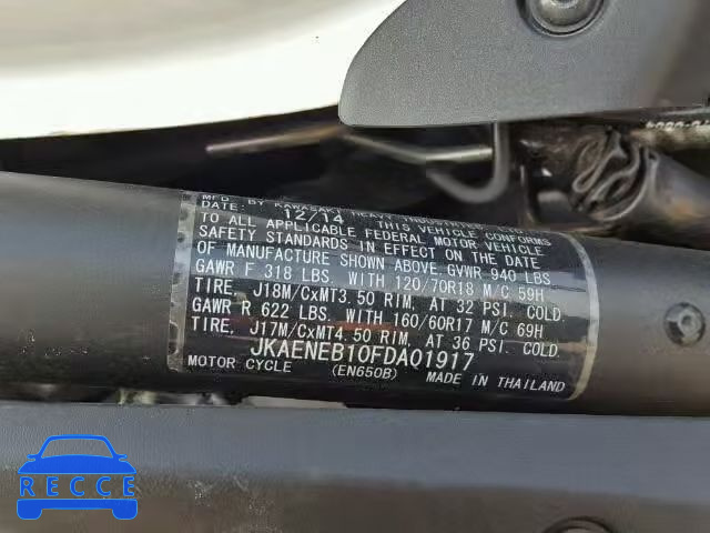 2015 KAWASAKI EN650 JKAENEB10FDA01917 image 9