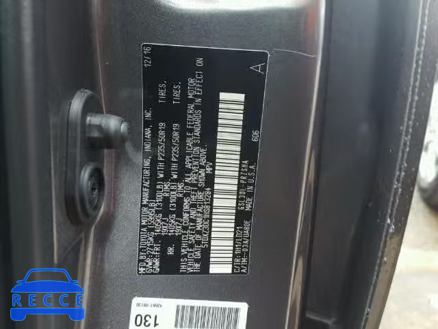 2017 TOYOTA SIENNA SE 5TDXZ3DC1HS813284 image 9