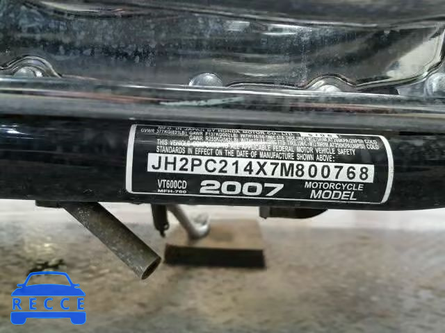 2007 HONDA VT600CD JH2PC214X7M800768 зображення 15