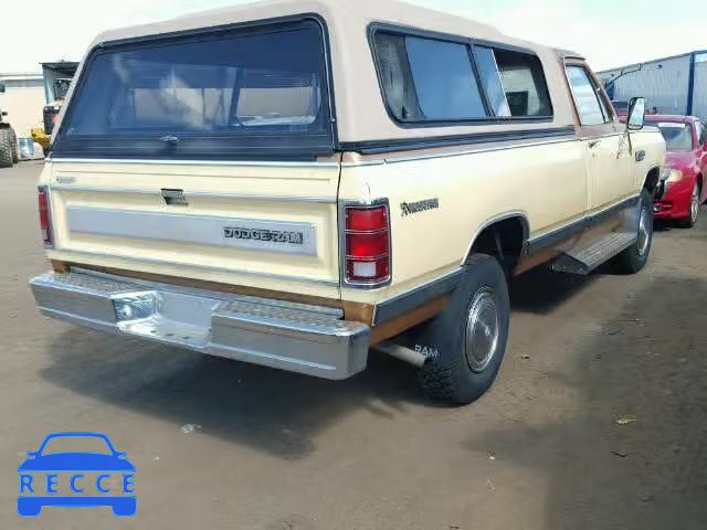 1985 DODGE W-SERIES 1B7KW34W4FS637199 image 3