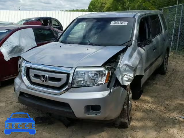 2010 HONDA PILOT LX 5FNYF4H29AB036304 image 1