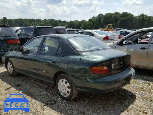 1997 HYUNDAI ELANTRA KMHJF24M1VU445239 image 2