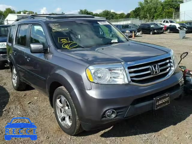 2014 HONDA PILOT EXLN 5FNYF4H73EB027566 image 0