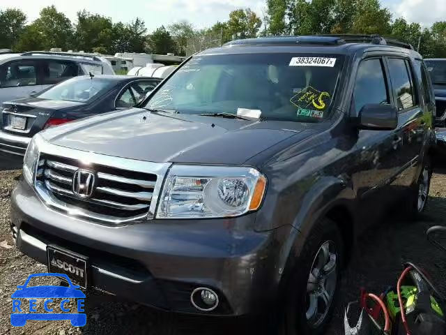 2014 HONDA PILOT EXLN 5FNYF4H73EB027566 image 1