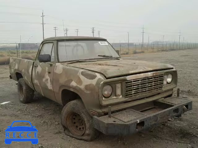 1977 DODGE PICKUP W14BF7S004042 Bild 0