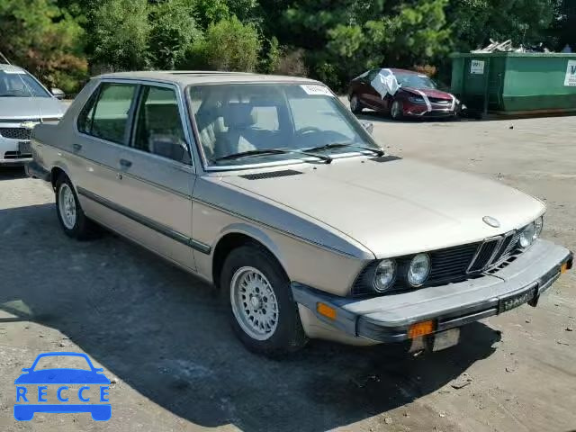 1987 BMW 528E AUTOMATIC WBADK8307H9710281 image 0