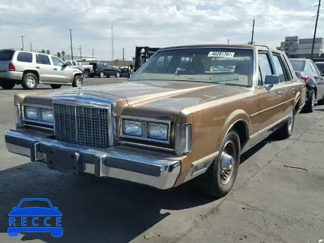 1986 LINCOLN TOWN CAR 1LNBP96F1GY699053 image 1