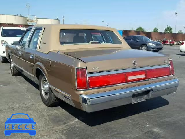 1986 LINCOLN TOWN CAR 1LNBP96F1GY699053 image 2