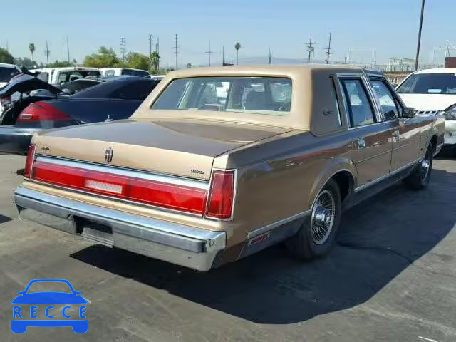 1986 LINCOLN TOWN CAR 1LNBP96F1GY699053 image 3