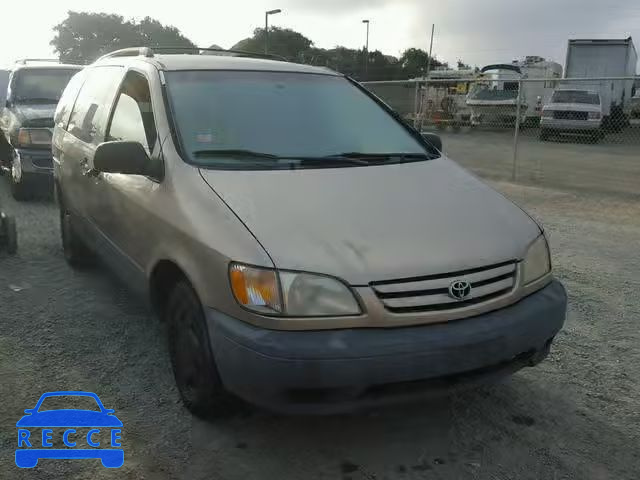 2001 TOYOTA SIENNA 4T3ZF13C91U346630 image 0