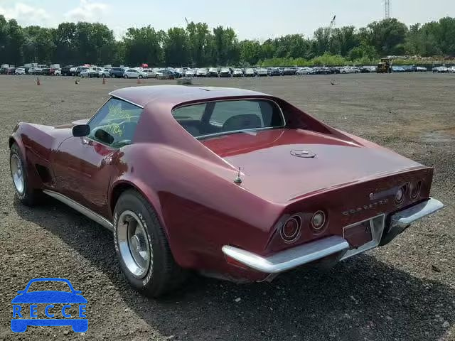 1973 CHEVROLET CORVETTE 1Z37J3S408277 image 2