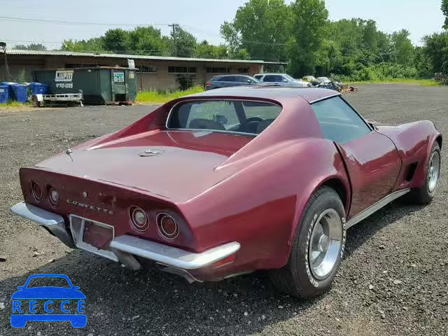 1973 CHEVROLET CORVETTE 1Z37J3S408277 image 3