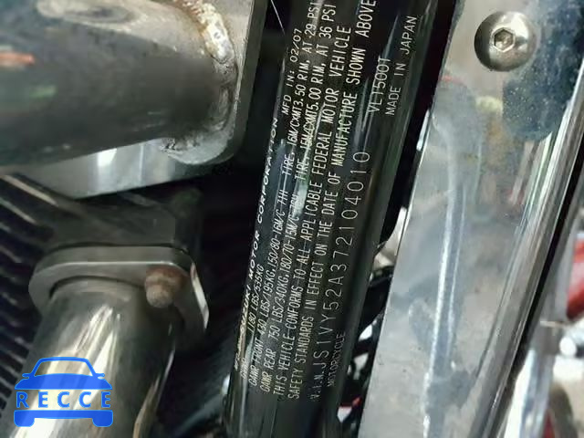2007 SUZUKI VL1500 JS1VY52A372104010 image 9