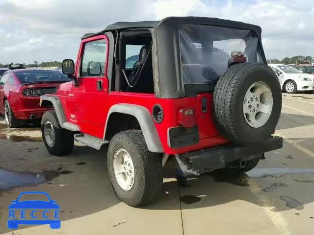 2003 JEEP WRANGLER / 1J4FA49S33P343796 зображення 2