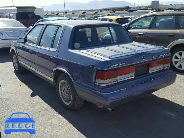 1992 CHRYSLER LEBARON 3C3XA7637NT320839 зображення 2