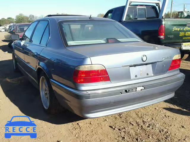 2001 BMW 740 WBAGG83441DN83106 image 2