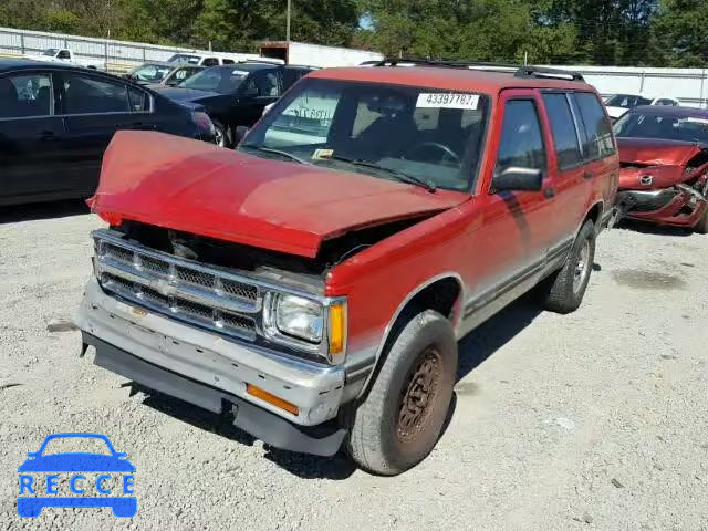 1993 CHEVROLET BLAZER 1GNDT13W7P2217985 image 1