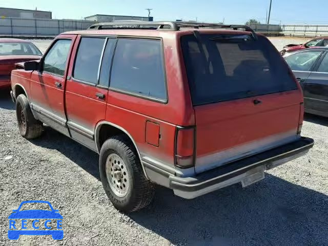 1993 CHEVROLET BLAZER 1GNDT13W7P2217985 image 2