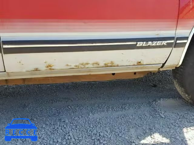 1993 CHEVROLET BLAZER 1GNDT13W7P2217985 image 8