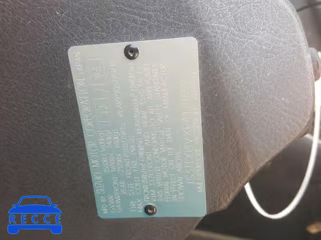 1994 SUZUKI SIDEKICK J JS3TD03VXR4110652 image 9