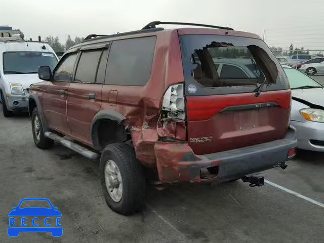 1999 MITSUBISHI MONTERO JA4LS31H9XP021406 image 2