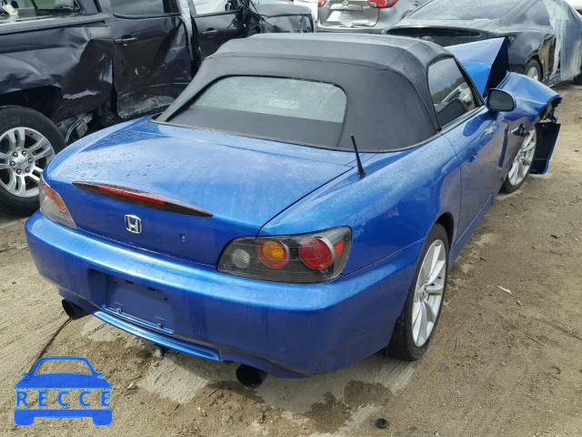 2006 HONDA S2000 JHMAP21496S003357 image 3