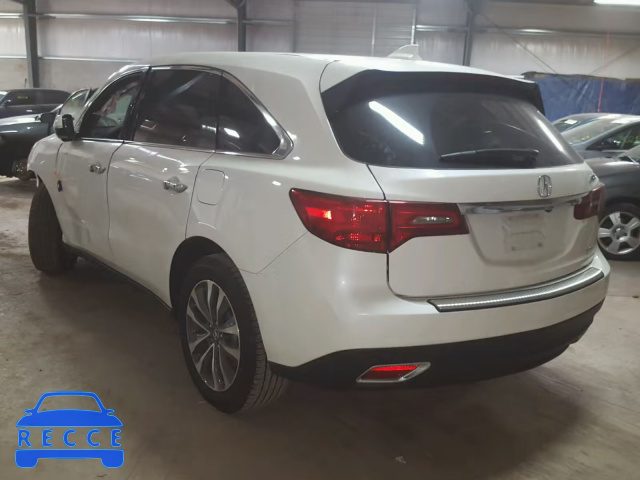 2016 ACURA MDX TECHNO 5FRYD4H68GB049352 зображення 3