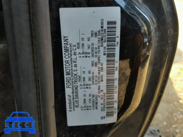 2009 FORD F650 3FRNX65CX9V132052 image 9