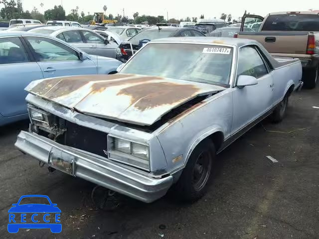 1986 CHEVROLET EL CAMINO 3GCCW80Z8GS913035 зображення 1