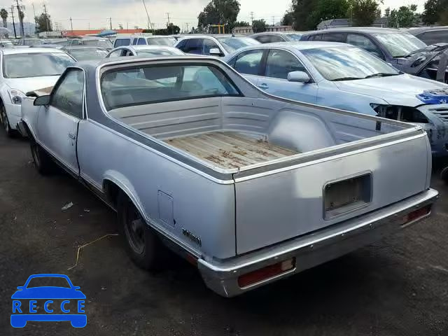 1986 CHEVROLET EL CAMINO 3GCCW80Z8GS913035 image 2