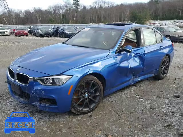 2016 BMW 340 XI WBA8B7C55GK703795 зображення 1