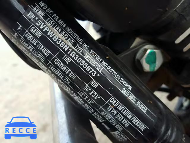 2016 VICTORY MOTORCYCLES HIGH-BALL 5VPWB36N1G3055673 image 9