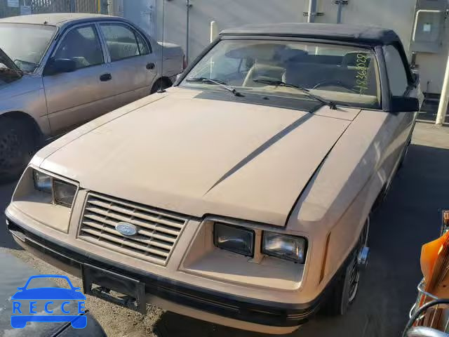 1984 FORD MUSTANG GL 1FABP2737EF229141 image 1