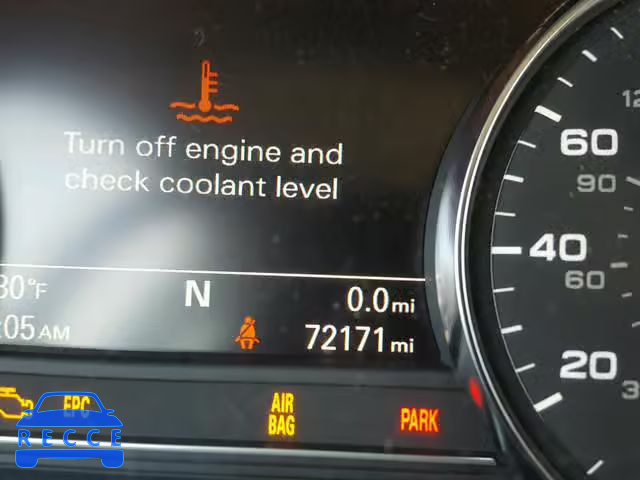 2012 AUDI A8 QUATTRO WAUAVAFD5CN006564 image 7