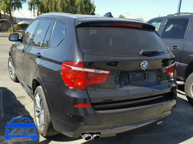 2015 BMW X3 XDRIVE3 5UXWX7C52F0K32693 image 2