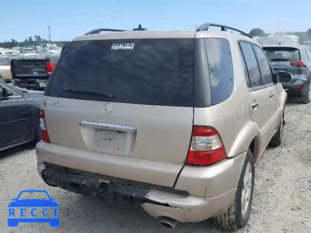 2004 MERCEDES-BENZ ML 500 4JGAB75E54A498302 зображення 3