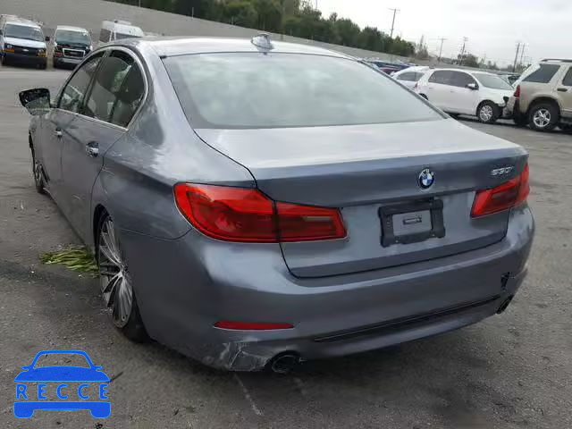 2018 BMW 530 I WBAJA5C51JWA37868 image 2