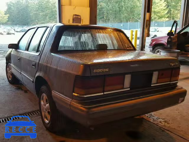 1991 DODGE SPIRIT 1B3XA46K0MF611467 зображення 2