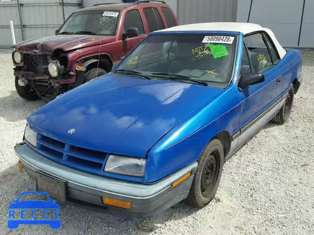 1991 DODGE SHADOW 3B3XP45K7MT567943 image 1