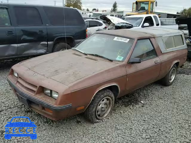 1984 DODGE RAMPAGE 1B7EZ44CXED346130 Bild 1