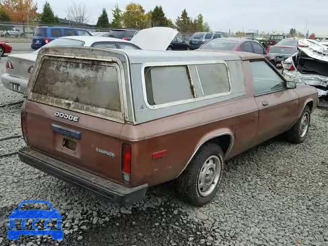 1984 DODGE RAMPAGE 1B7EZ44CXED346130 image 3