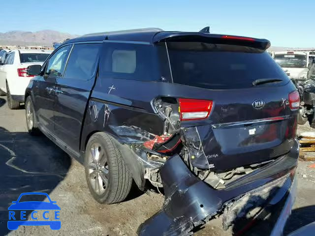 2016 KIA SEDONA SXL KNDME5C15G6125541 image 2