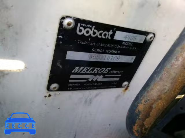 1993 BOBCAT SKIDSTEER 505218109 зображення 9